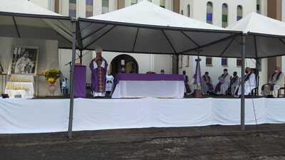 Missa de 7Âº dia de falecimento do Padre Aleixo foi presidida pelo Bispo Dom Amilton